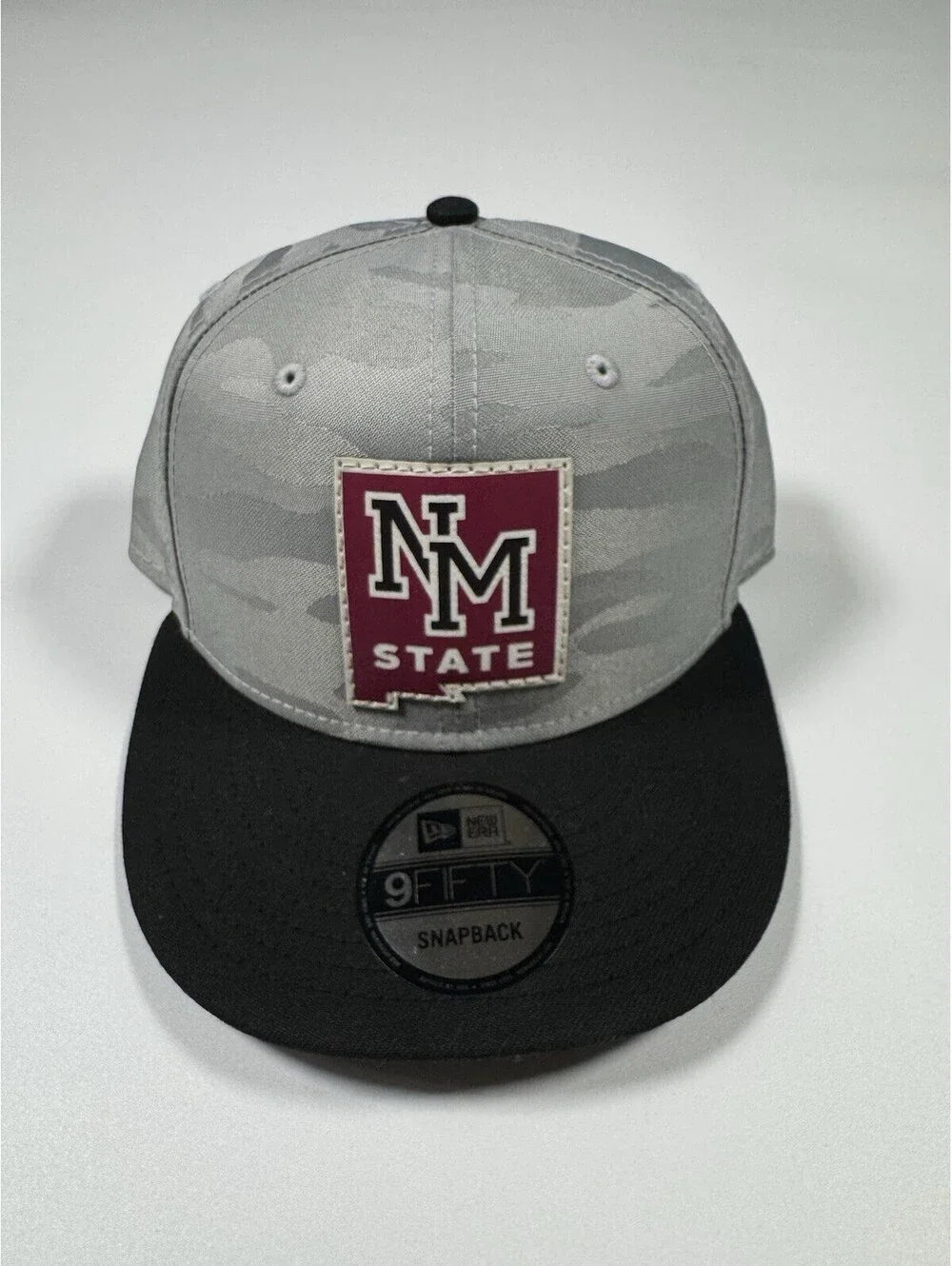 New Era 9FIFTY New Mexico State Aggies Gray Camo Snapback Hat Cap OSFM